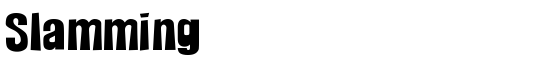 Slamming - Download Thousands of Free Fonts at FontZone.net