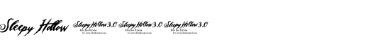 Sleepy Hollow 3.0 - Download Thousands of Free Fonts at FontZone.net