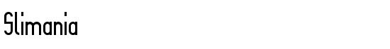 Slimania - Download Thousands of Free Fonts at FontZone.net