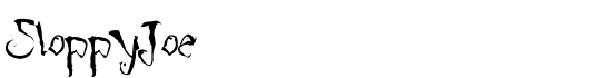 SloppyJoe - Download Thousands of Free Fonts at FontZone.net
