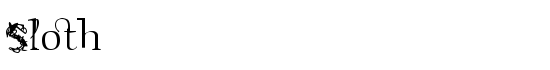 Sloth - Download Thousands of Free Fonts at FontZone.net