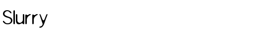 Slurry - Download Thousands of Free Fonts at FontZone.net