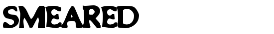 Smeared - Download Thousands of Free Fonts at FontZone.net