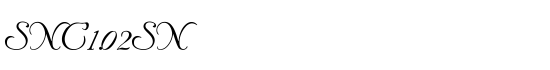 SNC1.02SN - Download Thousands of Free Fonts at FontZone.net