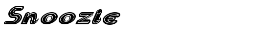 Snoozie - Download Thousands of Free Fonts at FontZone.net