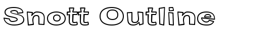 Snott Outline - Download Thousands of Free Fonts at FontZone.net