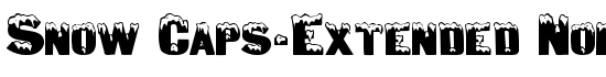 Snow Caps-Extended Normal - Download Thousands of Free Fonts at FontZone.net