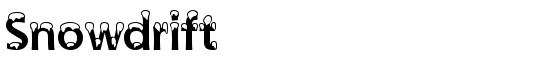 Snowdrift - Download Thousands of Free Fonts at FontZone.net