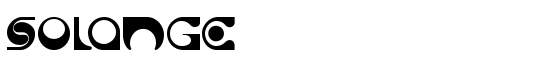 Solange  - Download Thousands of Free Fonts at FontZone.net