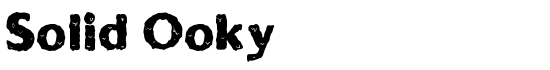 Solid Ooky - Download Thousands of Free Fonts at FontZone.net