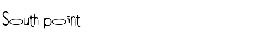 South point - Download Thousands of Free Fonts at FontZone.net