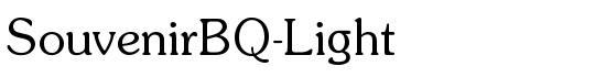 SouvenirBQ-Light - Download Thousands of Free Fonts at FontZone.net