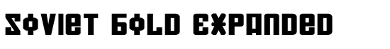 Soviet Bold Expanded - Download Thousands of Free Fonts at FontZone.net