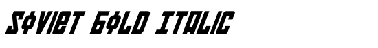 Soviet Bold Italic - Download Thousands of Free Fonts at FontZone.net