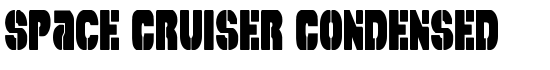 Space Cruiser Condensed - Download Thousands of Free Fonts at FontZone.net