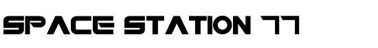 Space Station 77 - Download Thousands of Free Fonts at FontZone.net