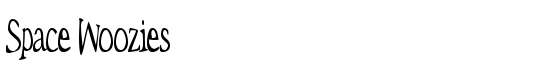 Space Woozies - Download Thousands of Free Fonts at FontZone.net