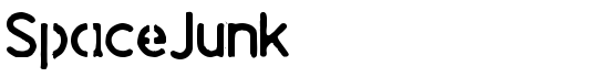 SpaceJunk - Download Thousands of Free Fonts at FontZone.net
