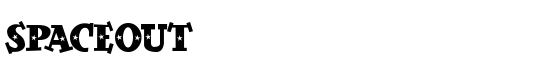 SpaceOut - Download Thousands of Free Fonts at FontZone.net