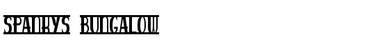 spankys bungalow - Download Thousands of Free Fonts at FontZone.net