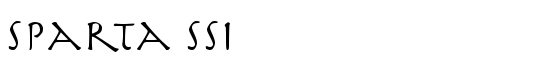 Sparta SSi - Download Thousands of Free Fonts at FontZone.net