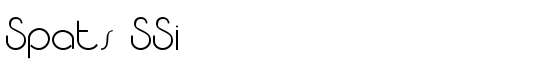 Spats SSi - Download Thousands of Free Fonts at FontZone.net