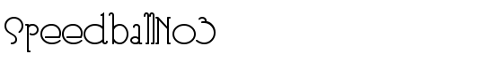 SpeedballNo3 - Download Thousands of Free Fonts at FontZone.net