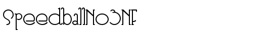 SpeedballNo3NF - Download Thousands of Free Fonts at FontZone.net