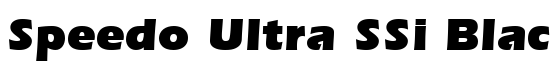 Speedo Ultra SSi Black - Download Thousands of Free Fonts at FontZone.net