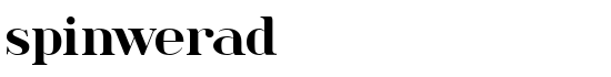 spinwerad - Download Thousands of Free Fonts at FontZone.net