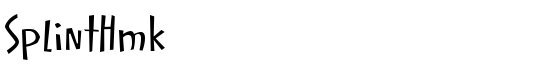 SplintHmk - Download Thousands of Free Fonts at FontZone.net