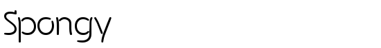 Spongy - Download Thousands of Free Fonts at FontZone.net