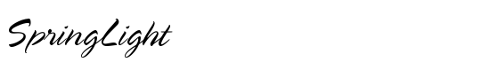 SpringLight - Download Thousands of Free Fonts at FontZone.net