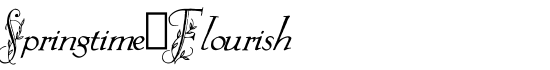 Springtime_Flourish - Download Thousands of Free Fonts at FontZone.net