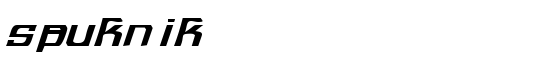 spuknik - Download Thousands of Free Fonts at FontZone.net