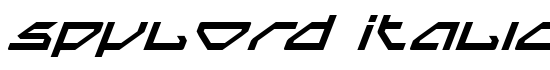 Spylord Italic - Download Thousands of Free Fonts at FontZone.net