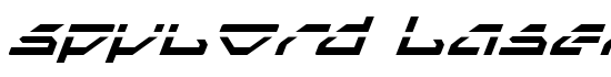 Spylord Laser Italic - Download Thousands of Free Fonts at FontZone.net
