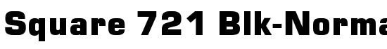 Square 721 Blk-Normal - Download Thousands of Free Fonts at FontZone.net