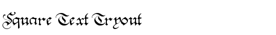 Square Text Tryout - Download Thousands of Free Fonts at FontZone.net
