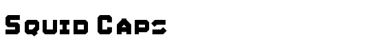 Squid Caps - Download Thousands of Free Fonts at FontZone.net