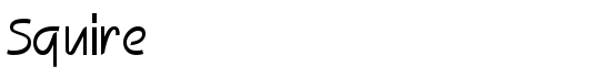 Squire - Download Thousands of Free Fonts at FontZone.net