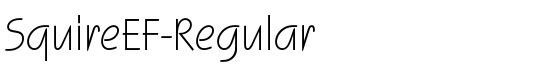 SquireEF-Regular - Download Thousands of Free Fonts at FontZone.net