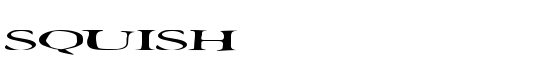 Squish - Download Thousands of Free Fonts at FontZone.net