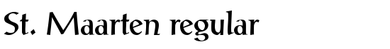 St. Maarten regular - Download Thousands of Free Fonts at FontZone.net