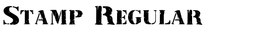 Stamp Regular - Download Thousands of Free Fonts at FontZone.net