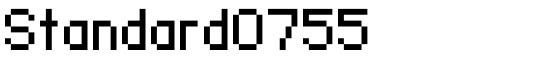 Standard0755 - Download Thousands of Free Fonts at FontZone.net