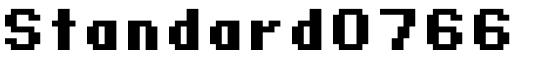 Standard0766 - Download Thousands of Free Fonts at FontZone.net