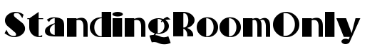 StandingRoomOnly - Download Thousands of Free Fonts at FontZone.net