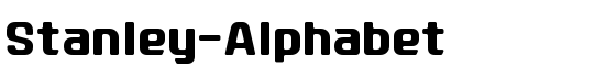 Stanley-Alphabet - Download Thousands of Free Fonts at FontZone.net