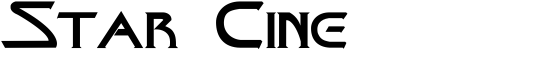 Star Cine - Download Thousands of Free Fonts at FontZone.net